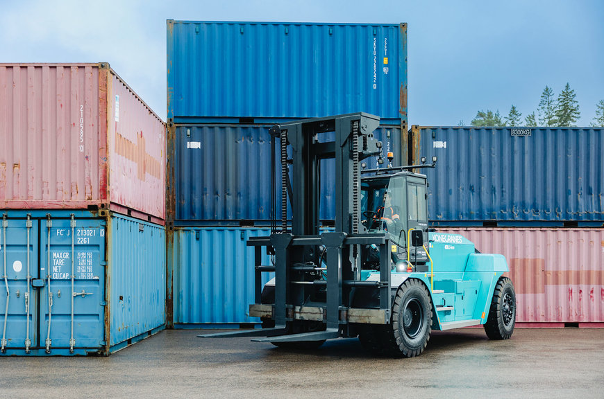 The Konecranes E-VER electric forklift just got bigger